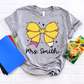 Teacher Bow Custom (your choice of word(s)) -DTF