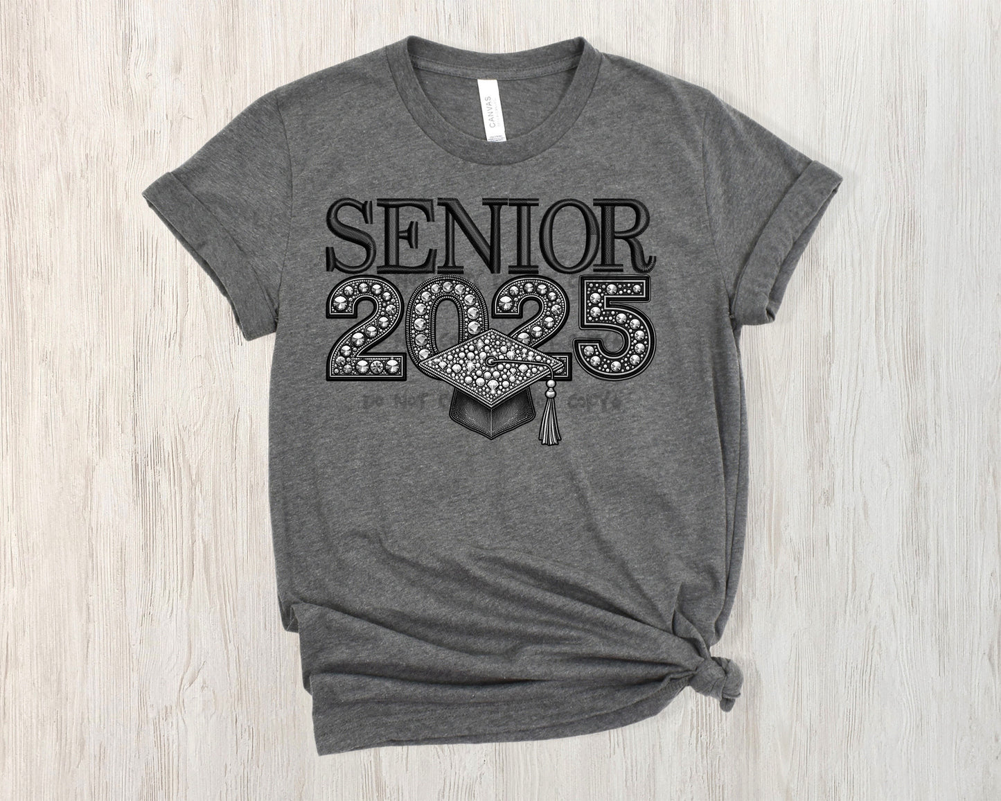 Senior 2025 faux rhinestone- DTF