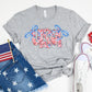 USA with bows- DTF