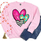 Stacked 3 hearts -DTF