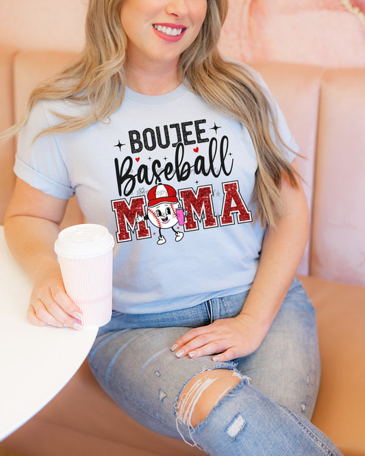 Boujee baseball mama- DTF
