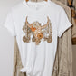 Cow skull with desert scene-DTF