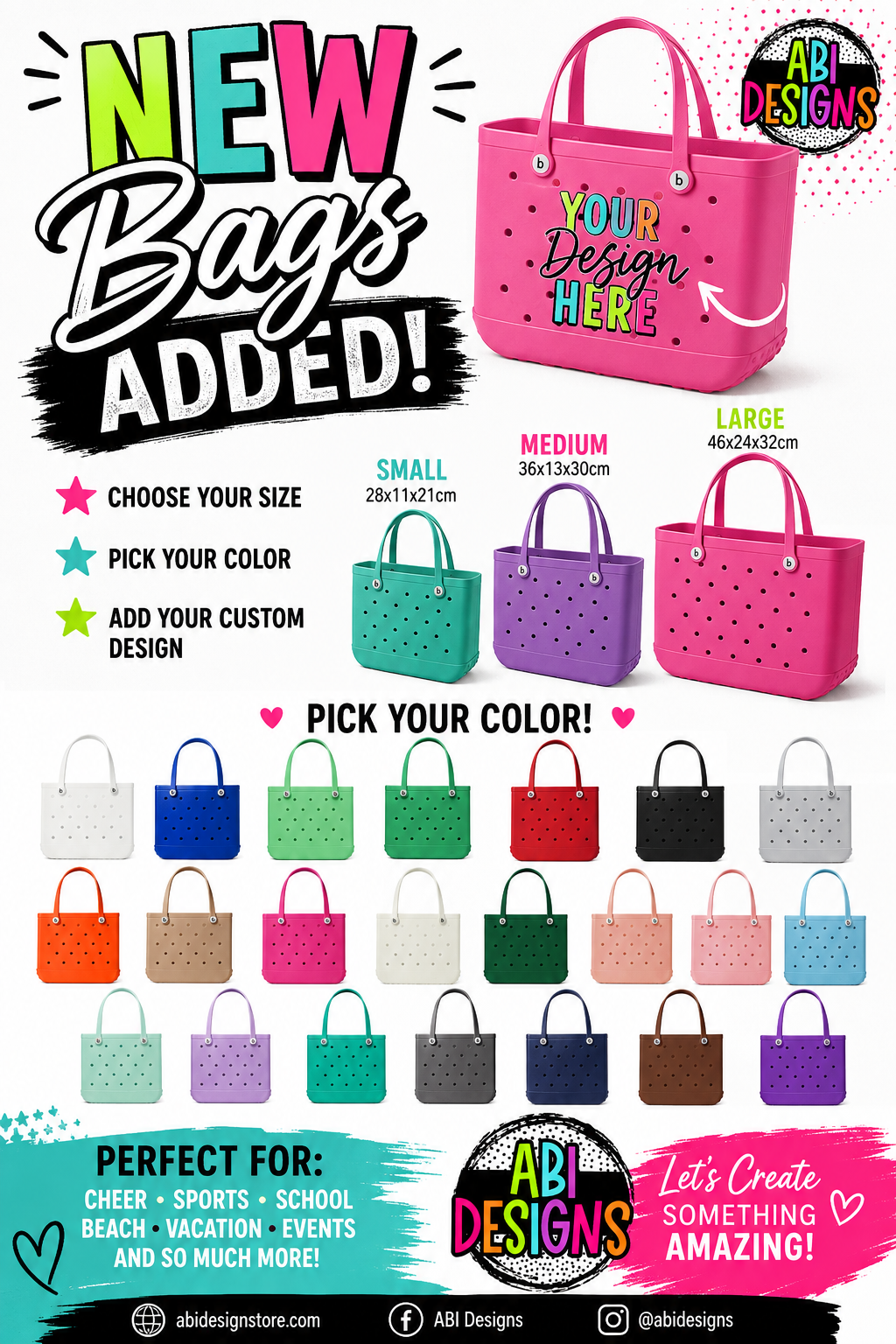 ABI custom Bag -Pre Order
