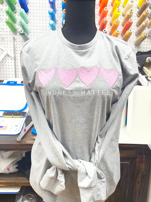 Kindness Matters Embroidered Sweatshirt