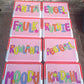 Preppy Bright Alpha CUSTOM (your choice of word(s)-DTF or UV