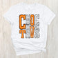 Choctaws orange and white-DTF