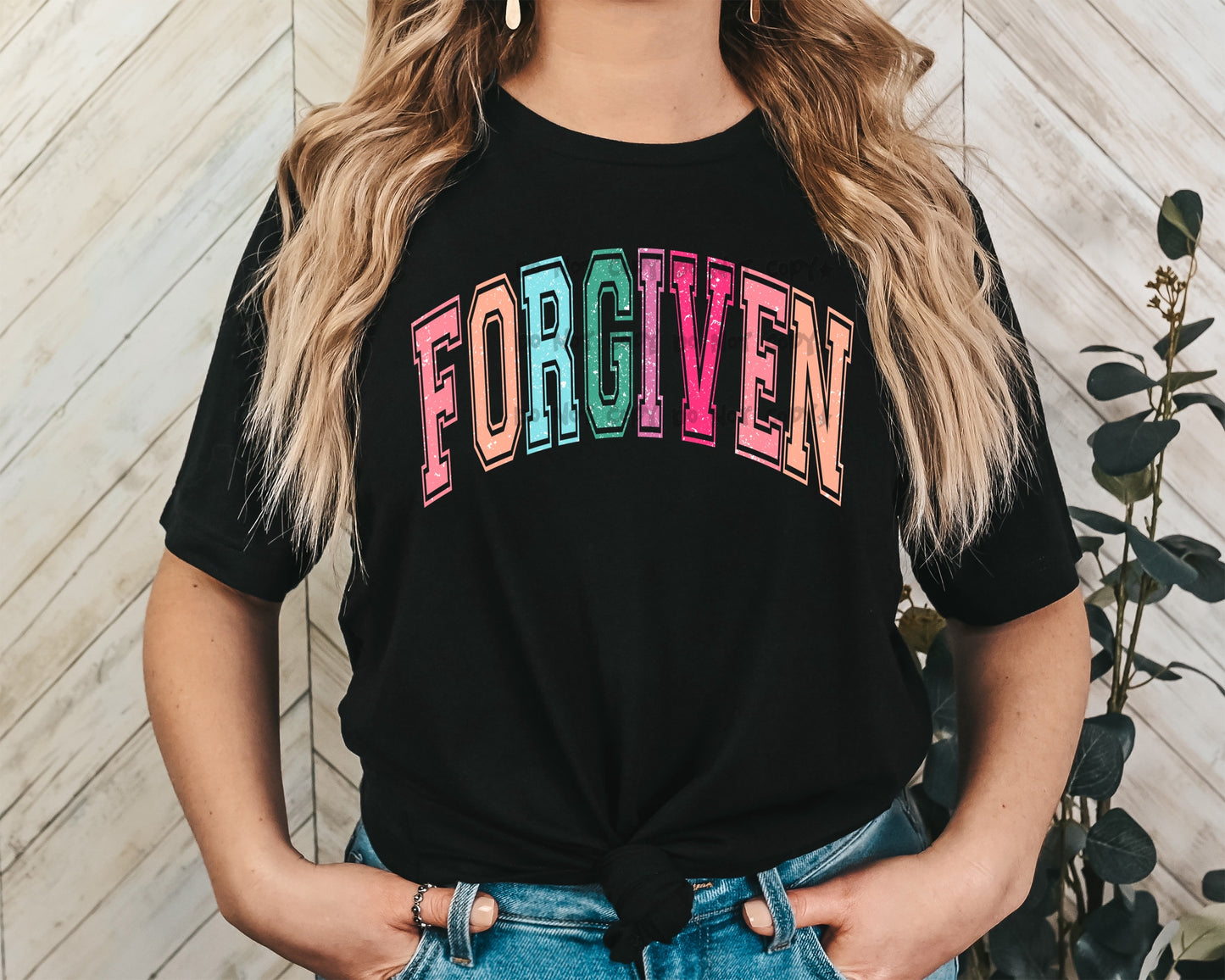 Forgiven multi colored-DTF