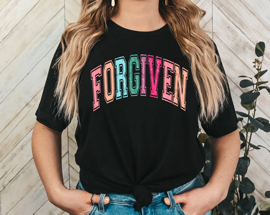 Forgiven multi colored-DTF