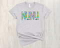 Nunu  floral and stripe-DTF