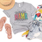 Mama multicolored leopard distressed background-DTF