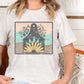 Tis so sweet to trust in Jesus sunflower tag-DTF