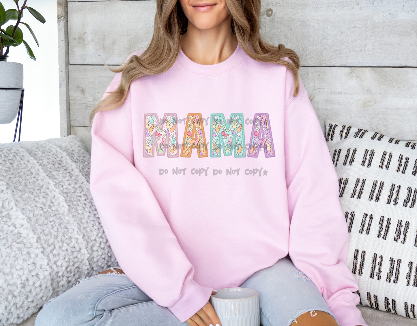 Mama Easter pattern-DTF