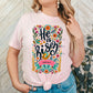 He is Risen floral-DTF