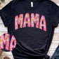 Mama floral faux stitch - DTF
