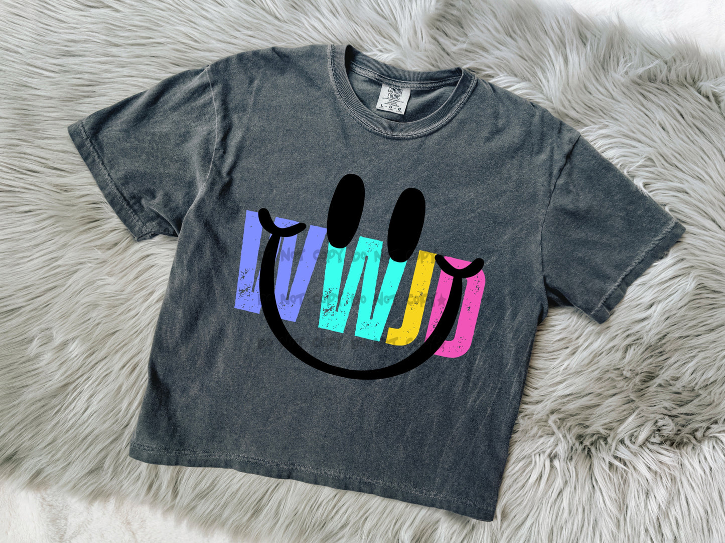 WWJD smiley- DTF&UV