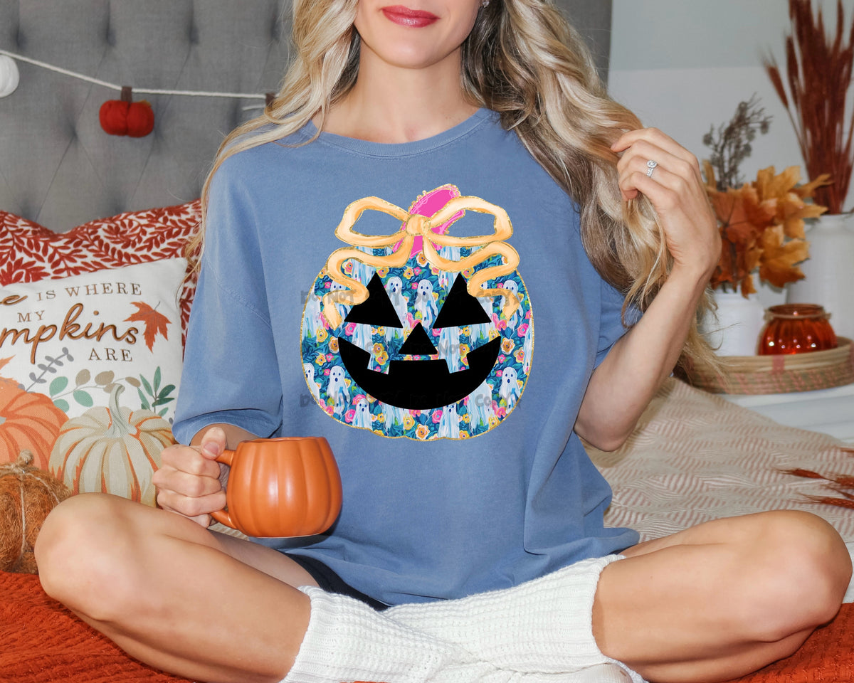 Ghost pumpkin -DTF&UV