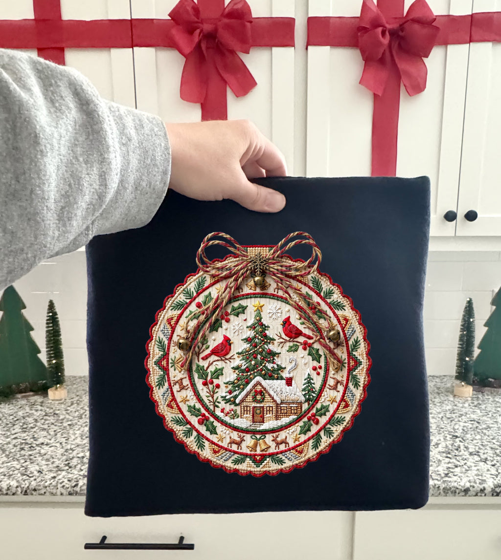 NEEDLEPOINT CHRISTMAS ORNAMENT -DTF