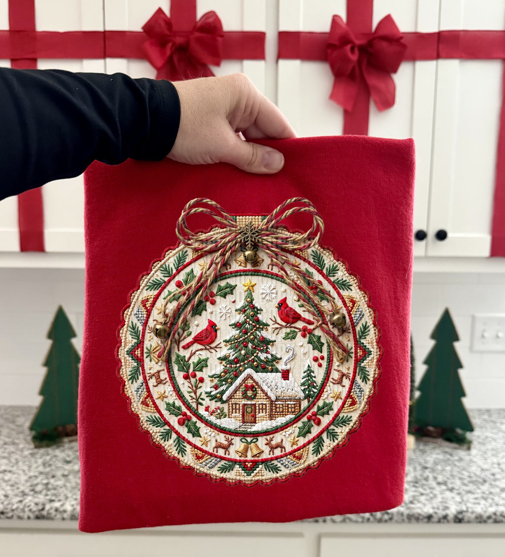 NEEDLEPOINT CHRISTMAS ORNAMENT -DTF