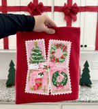 PINK CHRISTMAS STAMPS -DTF