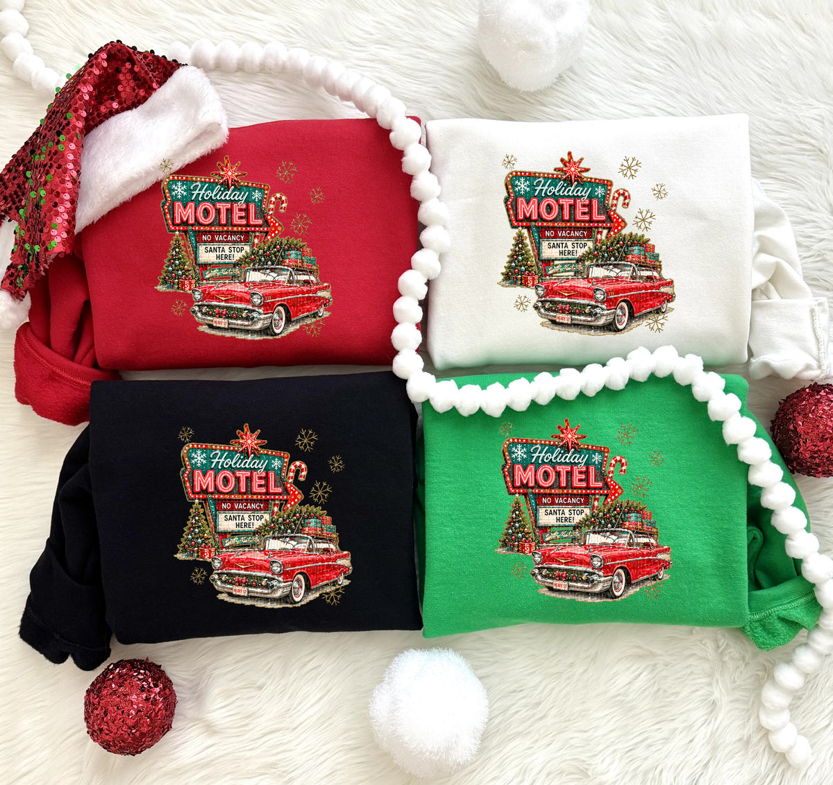 SANTA STOP HERE MERRY 57 -DTF
