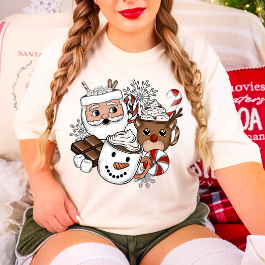 Hot chocolate mugs -dtf