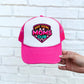 Anti Social Moms Club Neon Faux Hat Patch - DTF