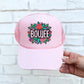 Boujee Floral Faux Hat Patch - DTF