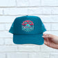 Lake Life Blue Boat Faux Hat Patch - DTF
