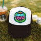 Mama Tried Bright Cowgirl Hat Circle Faux Hat Patch - DTF