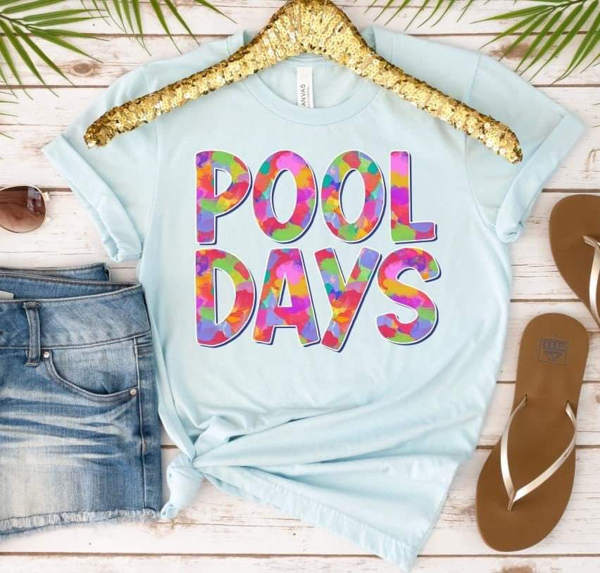 Pool Days Mixed Paint - DTF