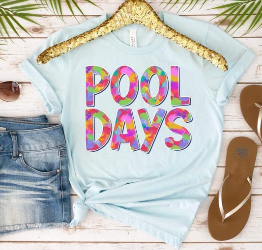 Pool Days Mixed Paint - DTF