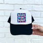 Read More Books Checkered Faux Hat Patch - DTF
