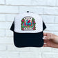 Book Dragon Faux Hat Patch - DTF
