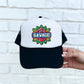 Savage Floral Faux Hat Patch - DTF