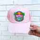 Beach Hair Don’t Care Neon Faux Hat Patch - DTF
