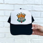 Jesus Is King Crown Faux Hat Patch - DTF