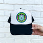 Raising Wildlife Neon Bear Faux Hat Patch - DTF