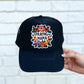 Praying Mama Floral Faux Hat Patch - DTF