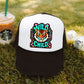 Wild Child Tiger Neon Faux Hat Patch - DTF