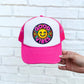 Good Vibes Sun Circle Faux Hat Patch - DTF