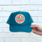 Be A Nice Human Floral Circle Faux Hat Patch - DTF
