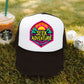 Seek Adventure Orange Sunset Faux Hat Patch - DTF
