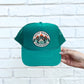 Faith Moves Mountains Circle Faux Hat Patch - DTF