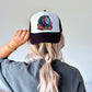 Fearless Lion Floral Faux Hat Patch - DTF