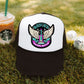 Cleaning Services Purple Vacuum With Wings Faux Hat Patch - DTF