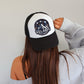 City Of Starlight Blk Circle Faux Hat Patch - DTF