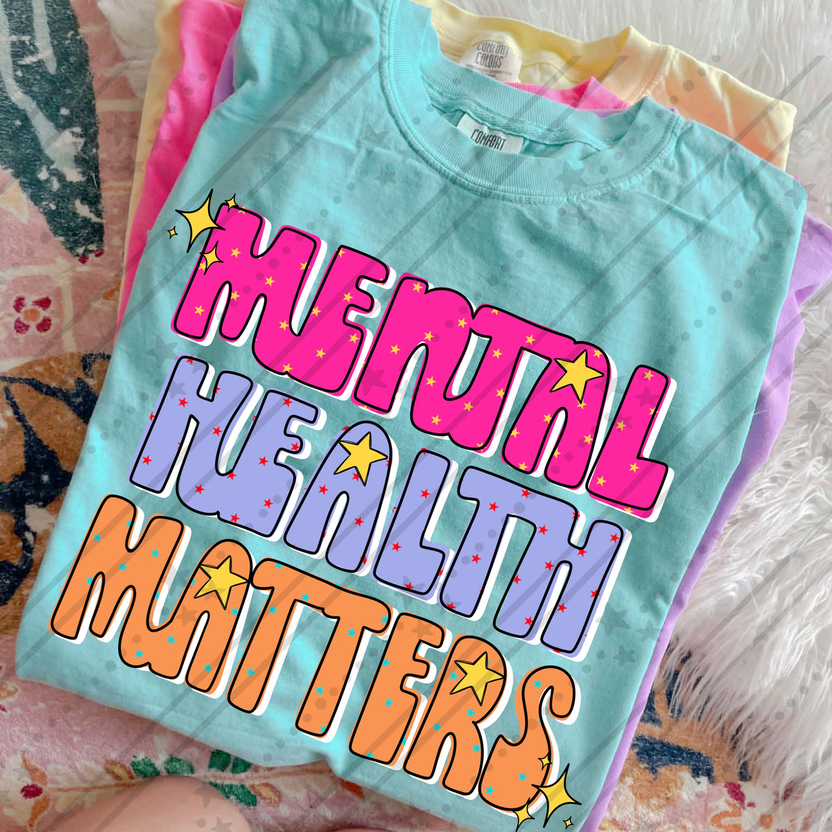 Mental Health Matters stars -DTF&UV