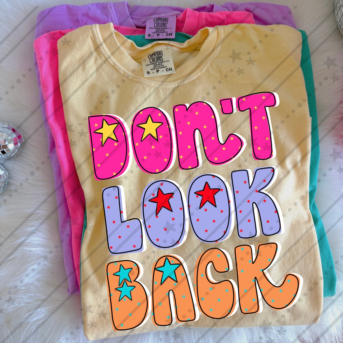Don't look back -DTF&UV