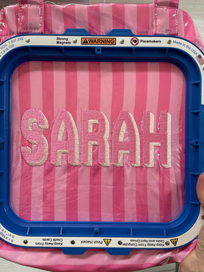 Embroidered bag