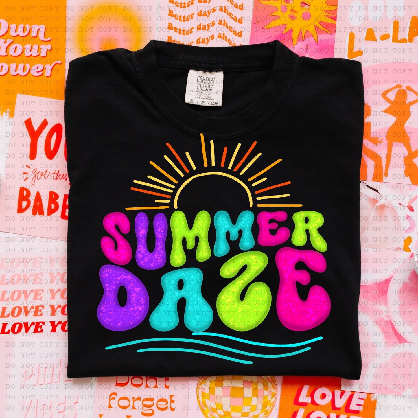 Summer Daze Half Sun Speckle - DTF